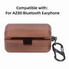 Walnut Wood Wooden Case Fine Polished Cordless Charging Support Wood Protector Charging Case for Panasonic AZ80 Prevent Bumps