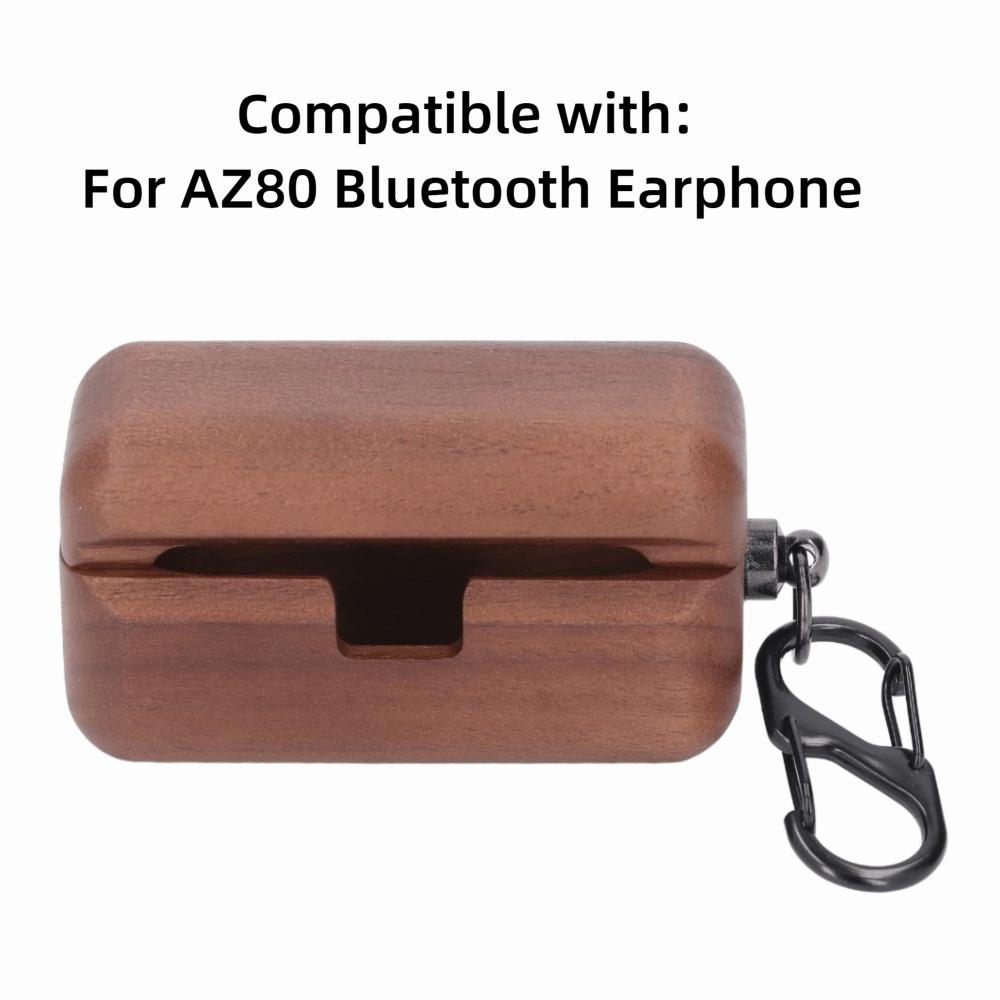 Walnut Wood Wooden Case Fine Polished Cordless Charging Support Wood Protector Charging Case for Panasonic AZ80 Prevent Bumps