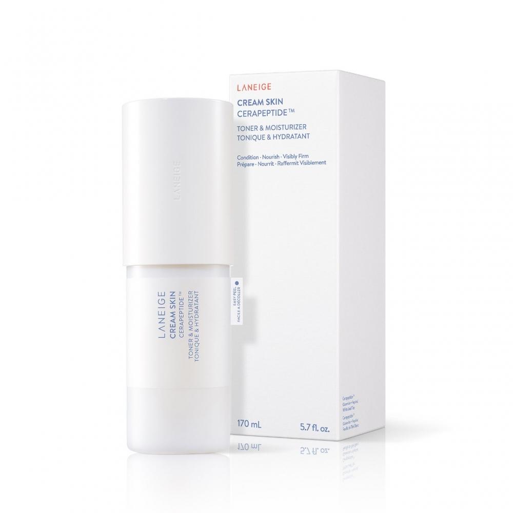 Laneige Cream Skin Refillable Toner   Moisturizer With Ceramides And Peptides 5.7 Oz   170 Ml