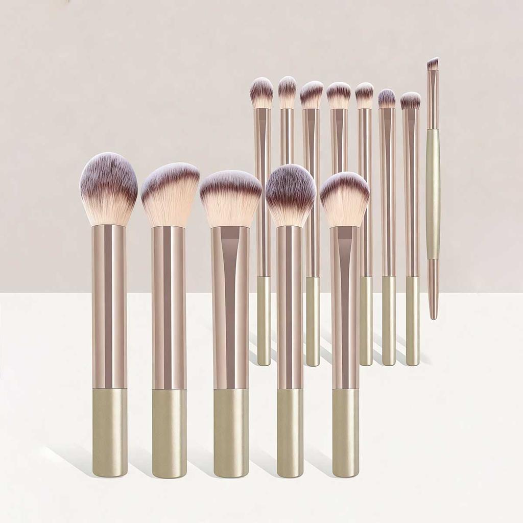 13-teiliges Make-up-Pinsel-Set Foundation Concealer Puder Lidschatten Rouge Pinsel Kabuki Verblender Kosmetik Beauty-Werkzeug für das Gesicht