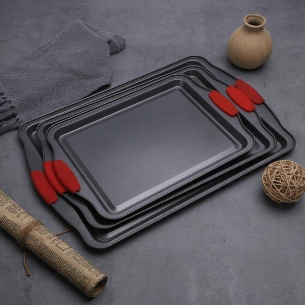 Multi-Purpose Baking Sheet Carbon Steel Bread Cake Mould Restaurant Baking Tray Kitchen