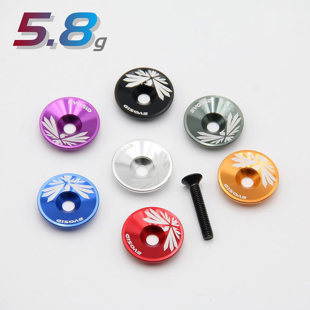 5Pcs Bicycle Headset Cap MTB Road Bike Stem Headset Top Cap Cover Bike Headset Cover for Fork Head Tube Cycling Accessories
