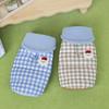 Fashion Cute Grid Pet Dog Clothes Cat Clothes with Warm Jacket Puppy Clothes Vest Winter Warm Thickened Teddy Bear Coat Winter