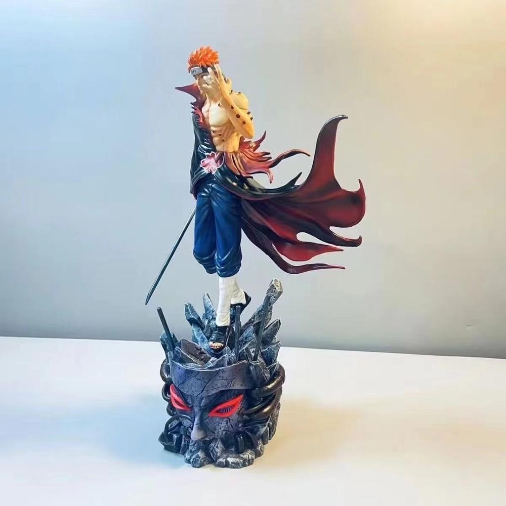 Anime Naruto Figure 29CM Akatsuki Pein Figures Gk Statue Figurine Pvc Collection Doll Model Toys Gift