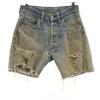 70s Vintage Denim Shorts W31 Blue Men's Used