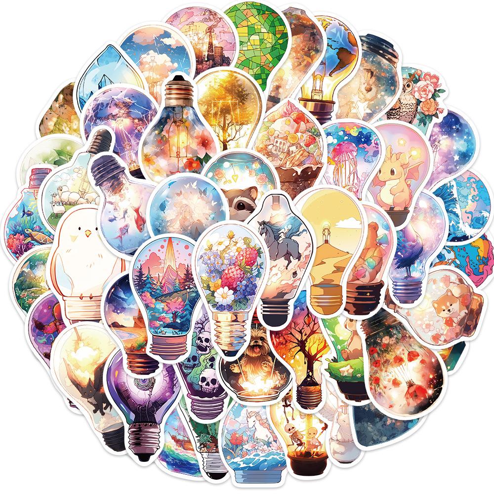 

50 шт. наклейки с изображением мира, персонализированные украшения, водонепроницаемые наклейки для гитары, ноутбука, багажа