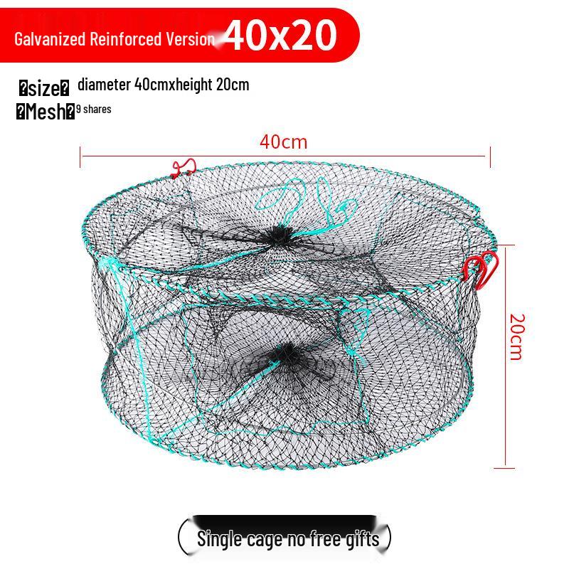 

Утолщенная складная круглая крабовая ловушка с утяжеленной пружиной для использования на море