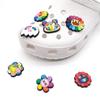 Weiche Gummi Sonnenblumen Cartoon Clog Schnallen - Niedliche, Abnehmbare Blumen Schuhdekorationen