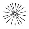 50Pcs Disposable Eyelash Brush Mascara Wands Applicator Spoolers Makeup Tool