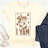 Shes My Sweet Potato I Yam Cotton TShirt Couples Holiday Matching Shirts for Husband and Wife Casual Short Sleeve Casual Tops