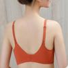 Seamless Latex Underwear Women's Summer Thin Section Without Steel Ring Small Breasts Gathered Breasts Anti-sagging Sports Bra