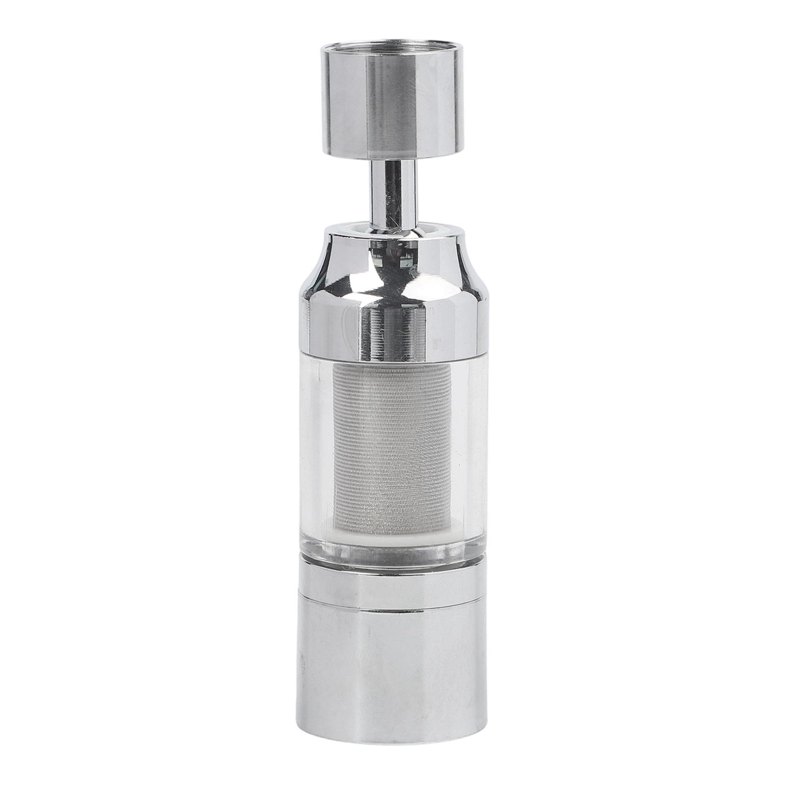 Хромированный фильтр для крана Сменный фильтрующий картридж Очиститель крана Прочный АБС-материал Трехступенчатое усиление давления China Mainland