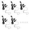 5pcs Intercom Headset Earpiece Air Tube Earpiece with Mic for GXT900 GXT661 GXT600 GXT500 GXT1000VP4 LXT600VP3
