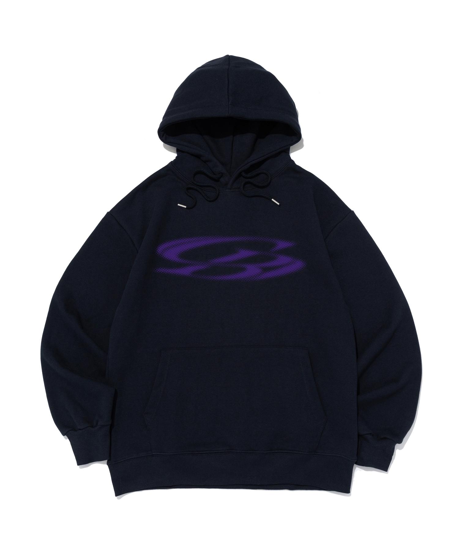 Cargo Bros For Woman Vintage Circle Hoodie (Navy) Xl (Fleece-Lined)