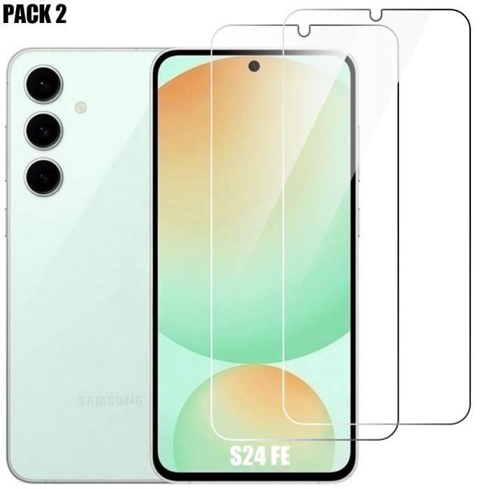 Protection d'écran - Booling - pour Samsung Galaxy S24 FE - Verre Trempé - 9H - Antichoc - Transparent X2
