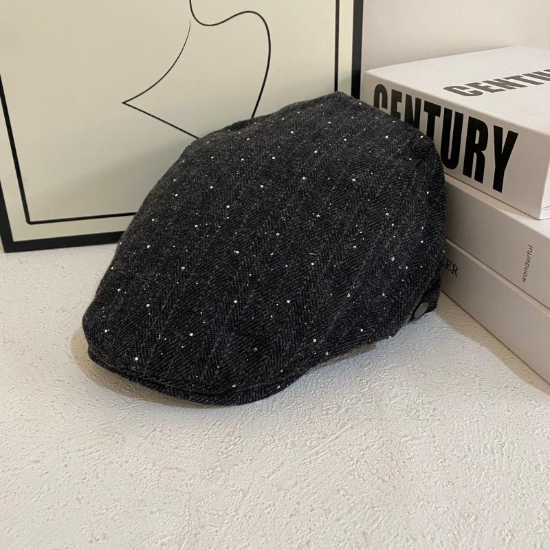 JYL TS DIY Берет в горошек Женский Осенне-Зимний Дышащая Шляпа Художника 1222Mao12824