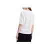 Fila Letter Print Round Neck Pullover Casual Embroidered Short Sleeve T-Shirt Women T-Shirts Cloud-White F11W338404F-WT