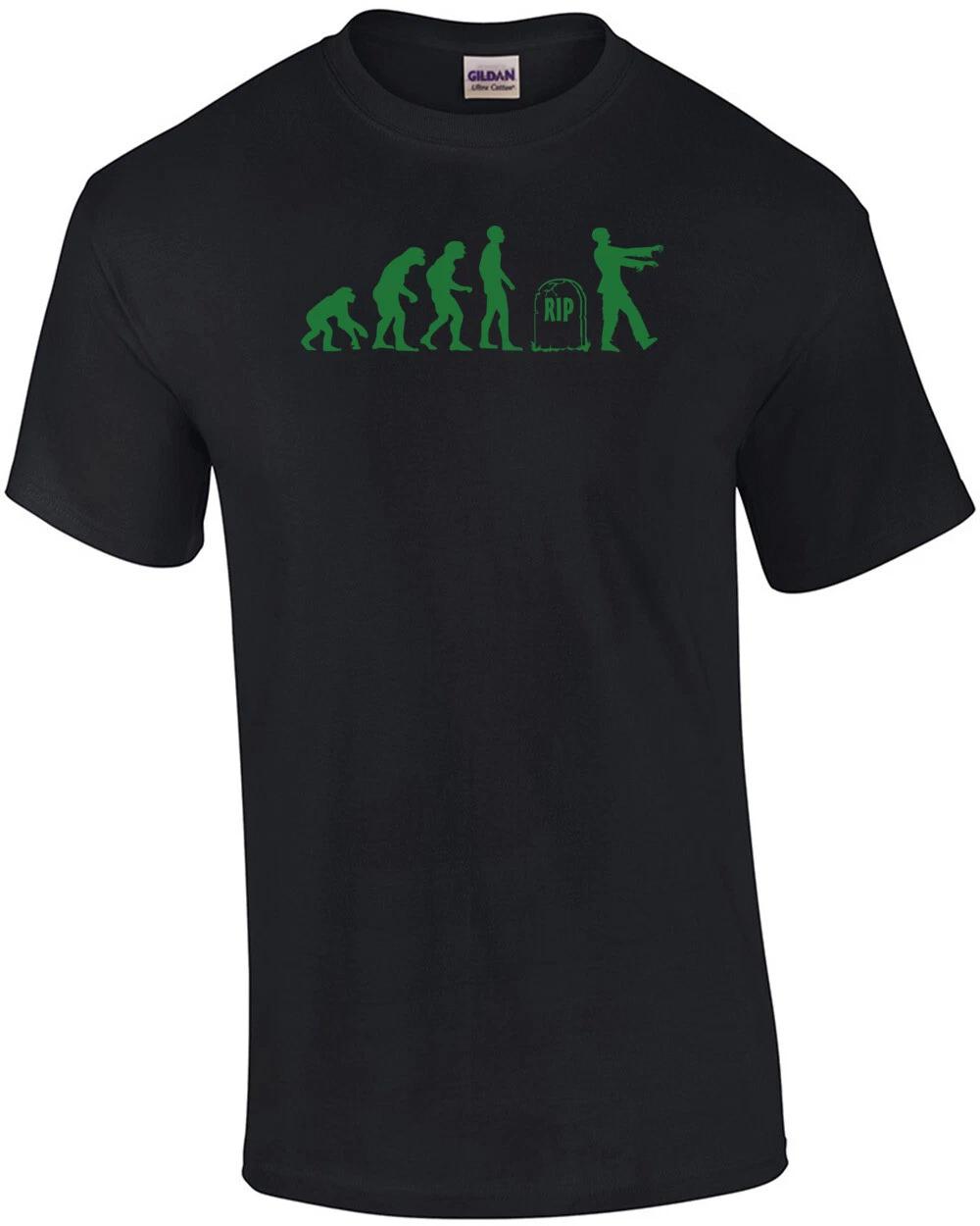 Zombie Evolution - Cool Zombie Shirt XL