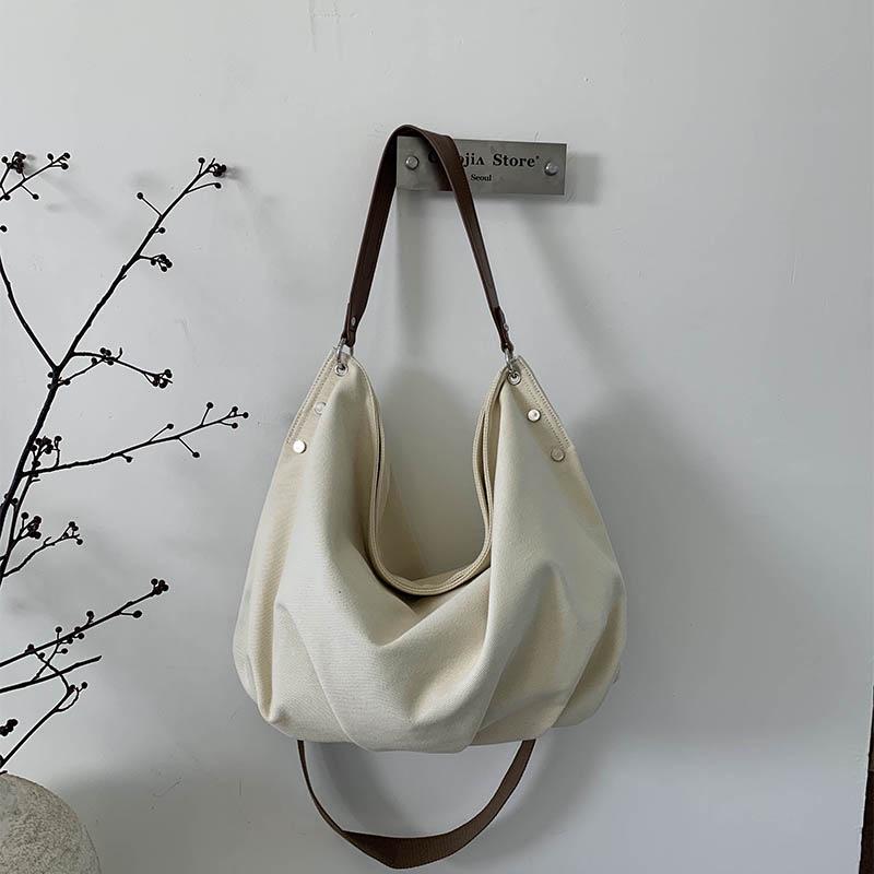 

Women s Large Canvas Multi-Season Backpack and Crossbody Handbag Single Bag белый