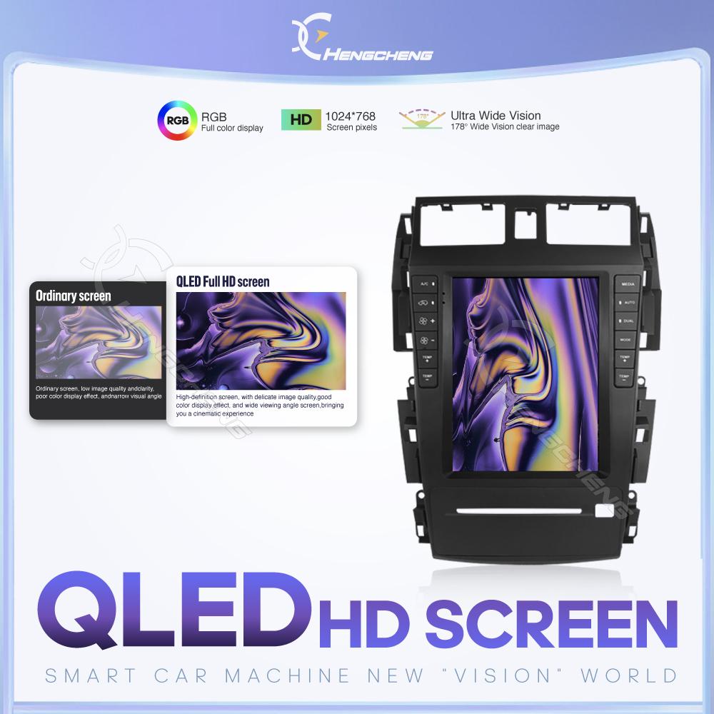 10.4inch Car Radio Multimedia Player GPS Navigation Android13 Auto For Nissan Teana J31 SM5 2003-2007 Carplay 8+256G 4G Car CD