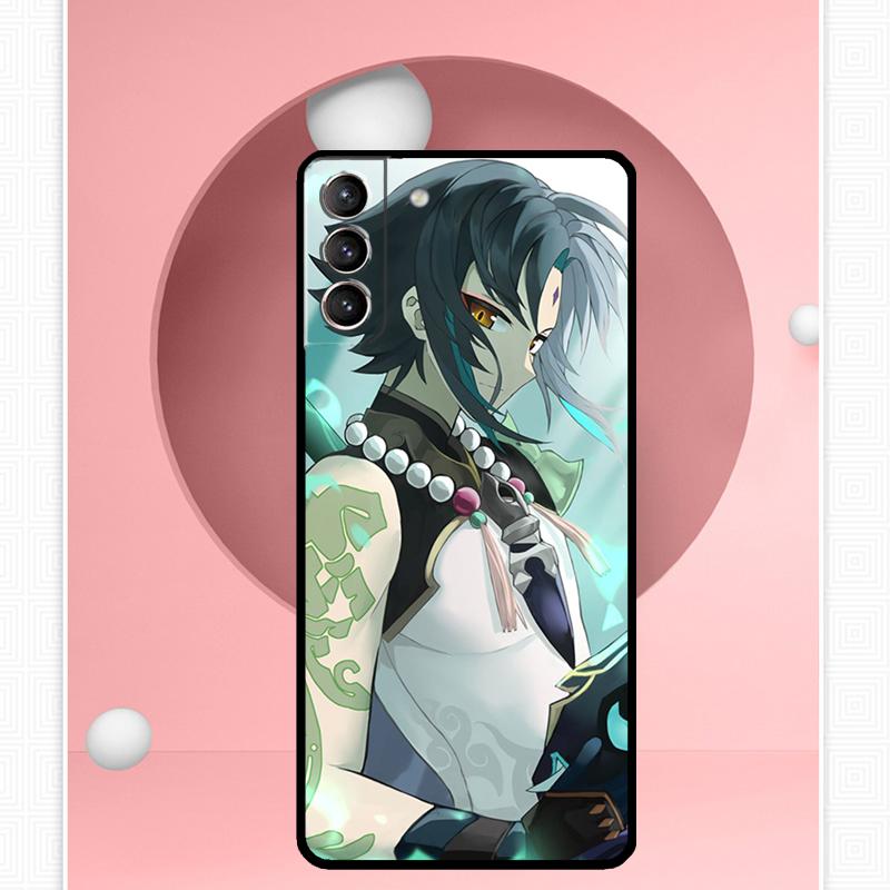 Genshin Impact Xiao Case For Samsung Galaxy S25 Ultra S20 S21 S22 S23 S24 Plus S9 S10 S24 FE S25 FE Cover Funda