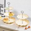 Fruit Plate, Living Room, Household Tea Table, Multi-Layer Afternoon Tea, Dim Sum Cake Plate, Dessert, Front Desk Display Shelf, Light Luxury