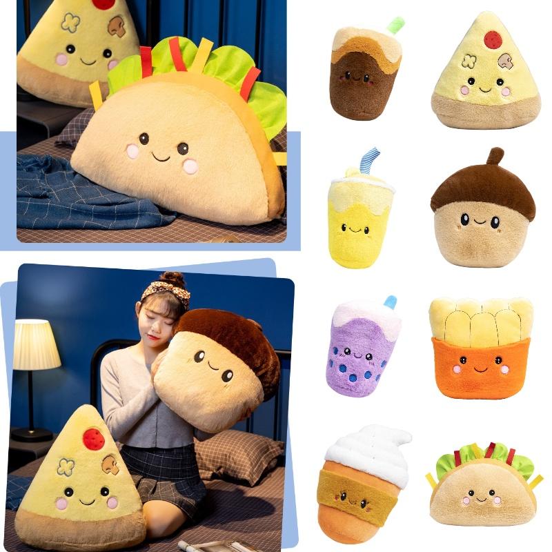 Creative Cartoon Snack And Beverage Little Rabbit Plush Pillow Sofa Cushion Stuffed Toy For Girls