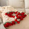 Blanket That Can Be Used In Various Settings,The Living Room, Bedroom,Or Outdoors.And Can Be a Rose Bouquet Blanket,Ideal Gift for Valentine'S Day.
