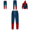 Felpa con zip T-shirt Pantaloni Set Spiderman Hip Hop Marvel Costume Cosplay
