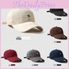 Simple Hat Baseball With Solid Color And Letter Embroidery Design For Daily