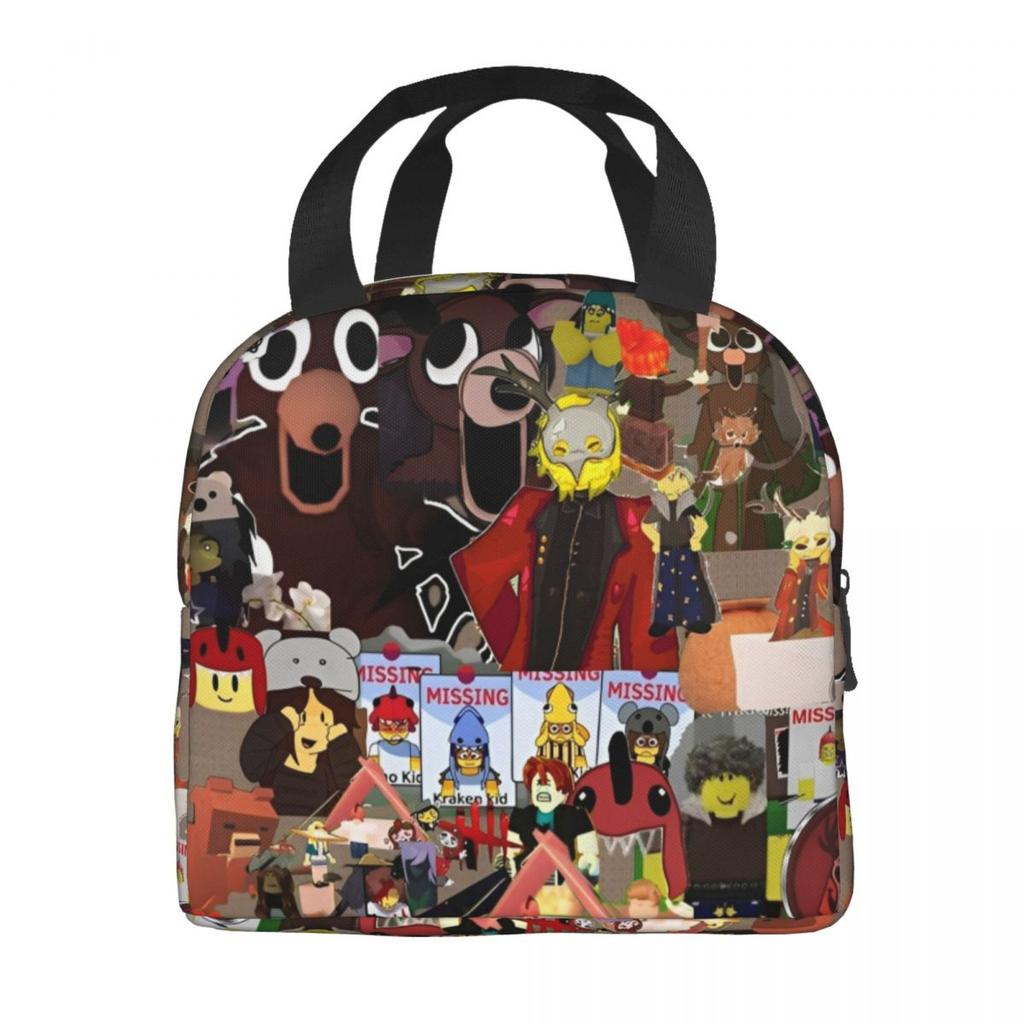 Sac isotherme pour déjeuner 99 Nuits dans les Forêts Merch pour l'extérieur Jeux Vidéo Boîte à repas Thermique Anti-fuite Boîte Bento