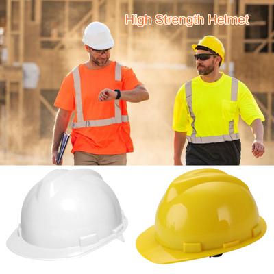 Casque de travail Construction durable Haute résistance Résistant aux chocs Antichoc Casque de protection à bord complet