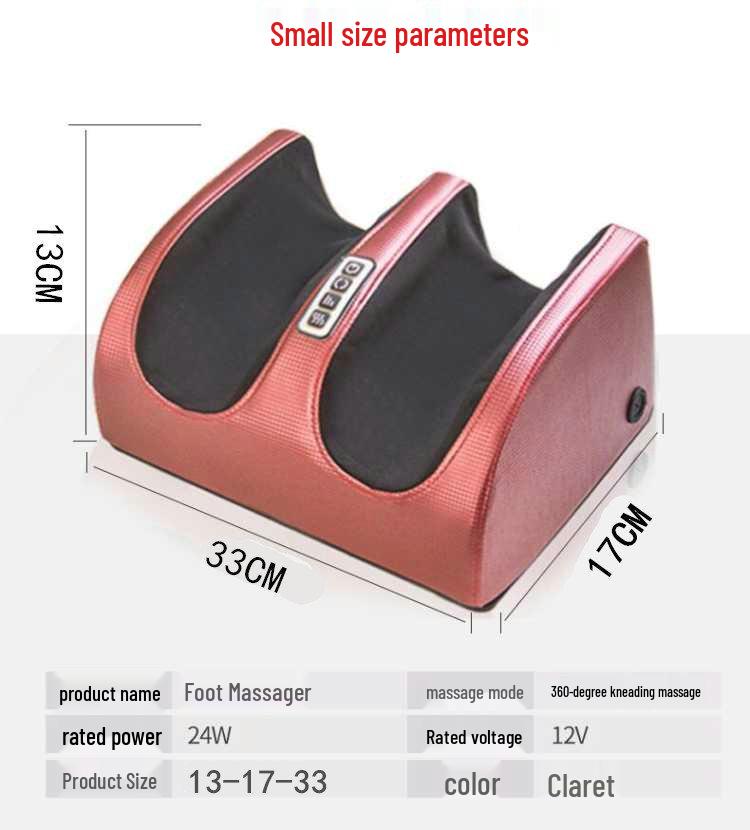 Electric Foot and Leg Massager with Heating and Kneading Therapy