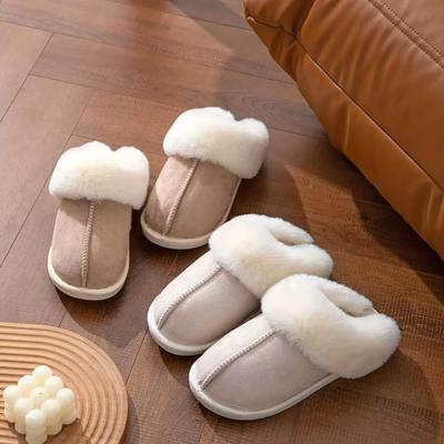 2024 Slides Women Unisex Indoor Warm Plush Womens Shoes Anti-skid Home Slippers for Household Autumn Winter Sandals Women Shoes