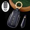 Suitable for 2025 Mercedes-Benz McBach S400 GLS350 Handmade Cowhide High-End Car Key Cover keychain car key case