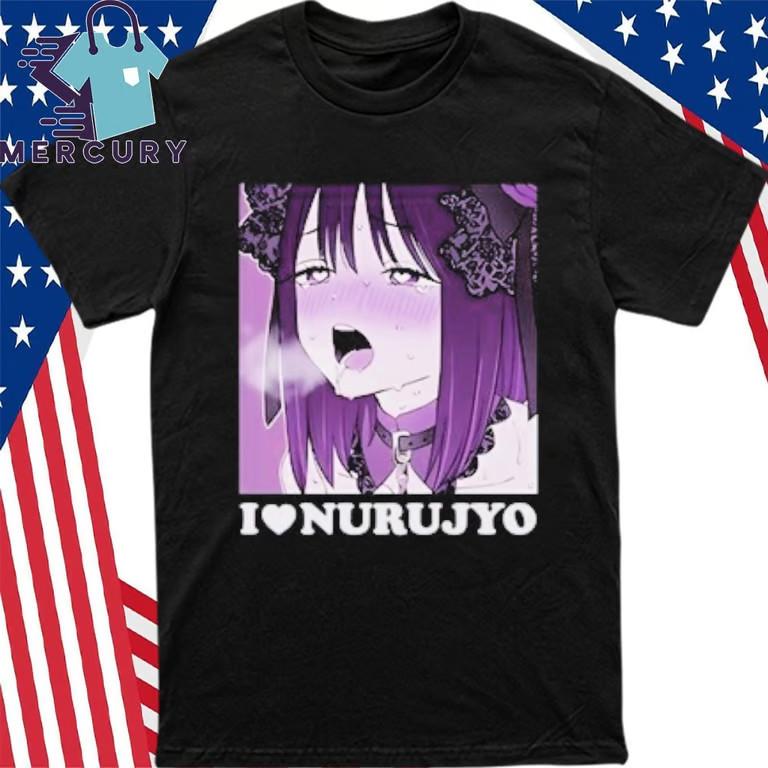 Я люблю футболку Nurujyo Унисекс L