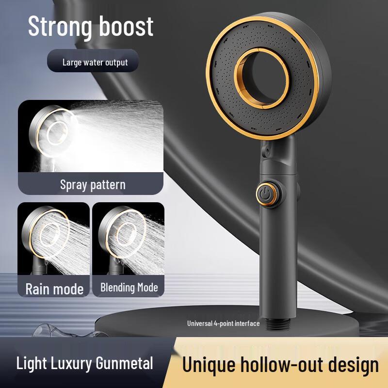 MDNG 3-Mode Pressurized Shower Head