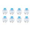 50 PCS Mechanical Keyboard Switches 3 Pin Tactile Clicker with Clear Housing