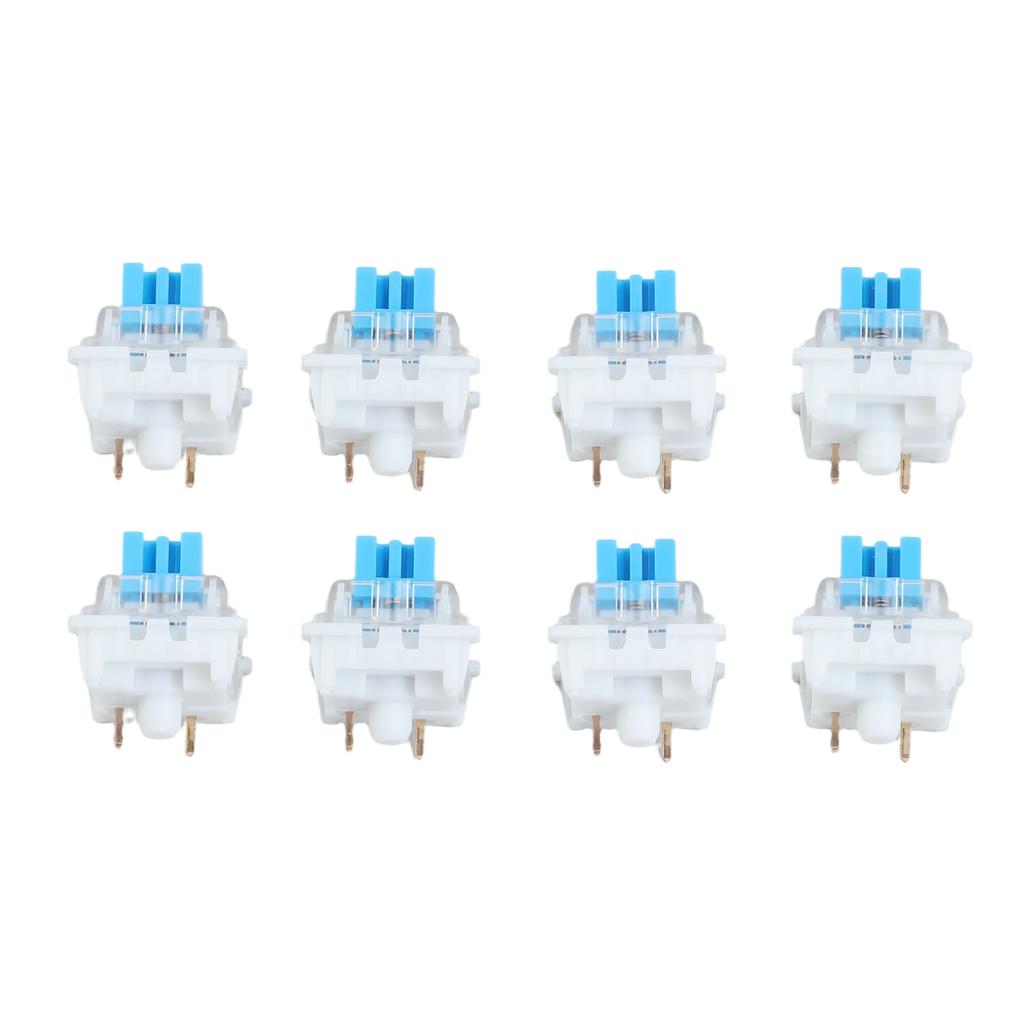 50 PCS Mechanical Keyboard Switches 3 Pin Tactile Clicker with Clear Housing