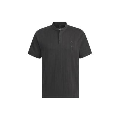 Koszulka polo sportowa casualowa męska topy czarna IW1514