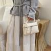 Small-scale Bag with A Slanted Shoulder Strap, Exquisite Korean-style Handbag with A Small Square Shape.