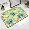 Bathroom Absorbent Floor Mat Soft Diatom Mud Toilet Door Small Carpet Door Mat Quick Drying Entry Floor Mat