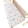 Newborn Cotton Gauze Crib Fitted Sheet - Baby Mattress Cover