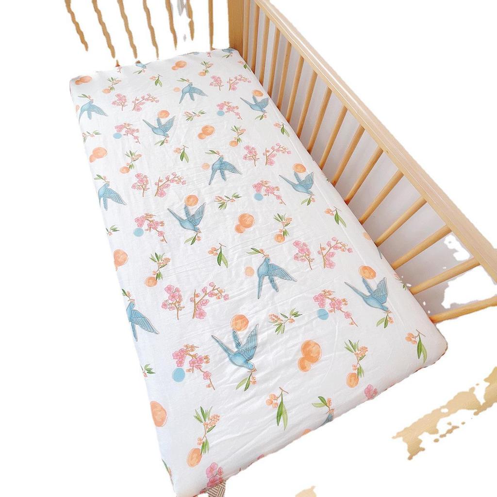 Neugeborenen Baumwollgaze Spannbettlaken - Baby Matratzenbezug