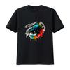 organic cotton t shirt colorseyess colorful eye elegant color vintage Washed homme Stylish Top For Everyday Wear Versatile