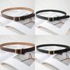 Simple And Versatile Korean Style Women's No-hole Belt For Summer Fashion