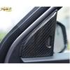 For Nissan Kicks 2017- Carbon Fiber Front Triangle A Pillar Cover Trim Decor