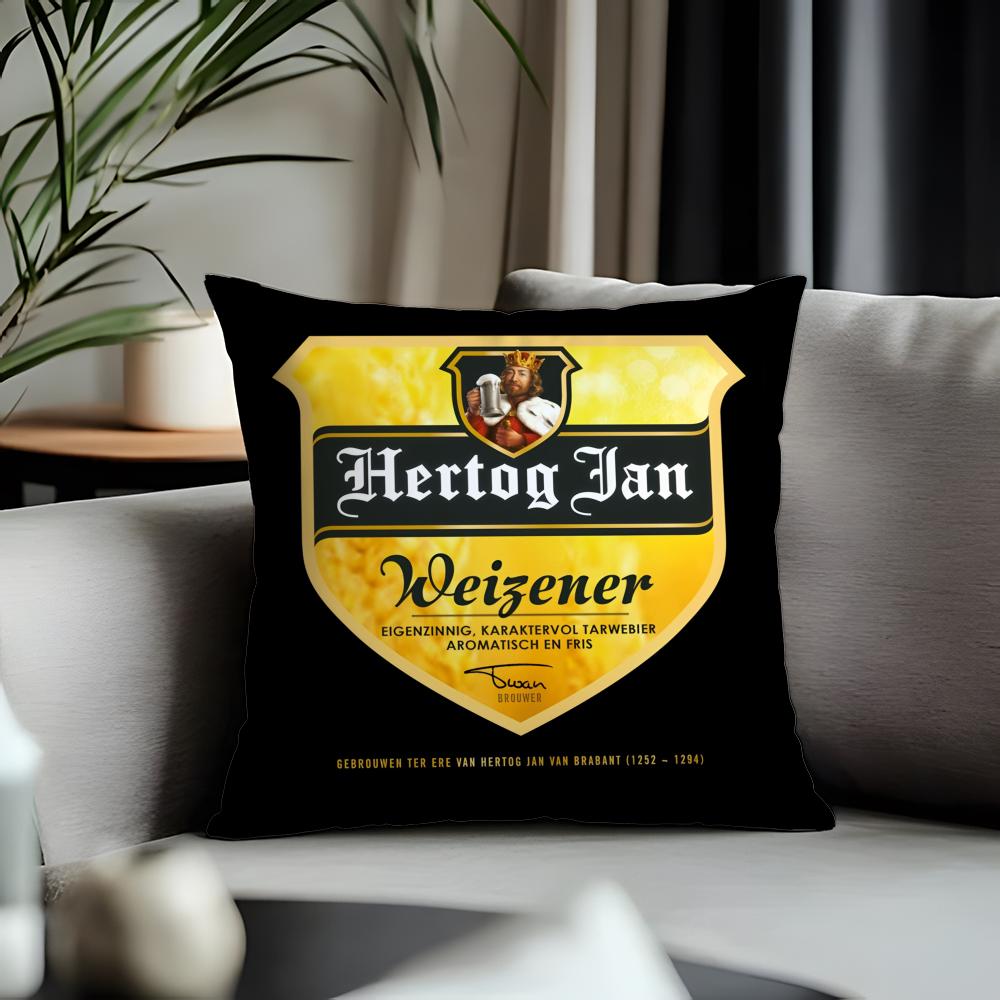 Hot HHertog Jansed Cushion Cover Antidustmite Pillowcase Invisible Zipper Silky Short Plush Sofa Cushion Cover