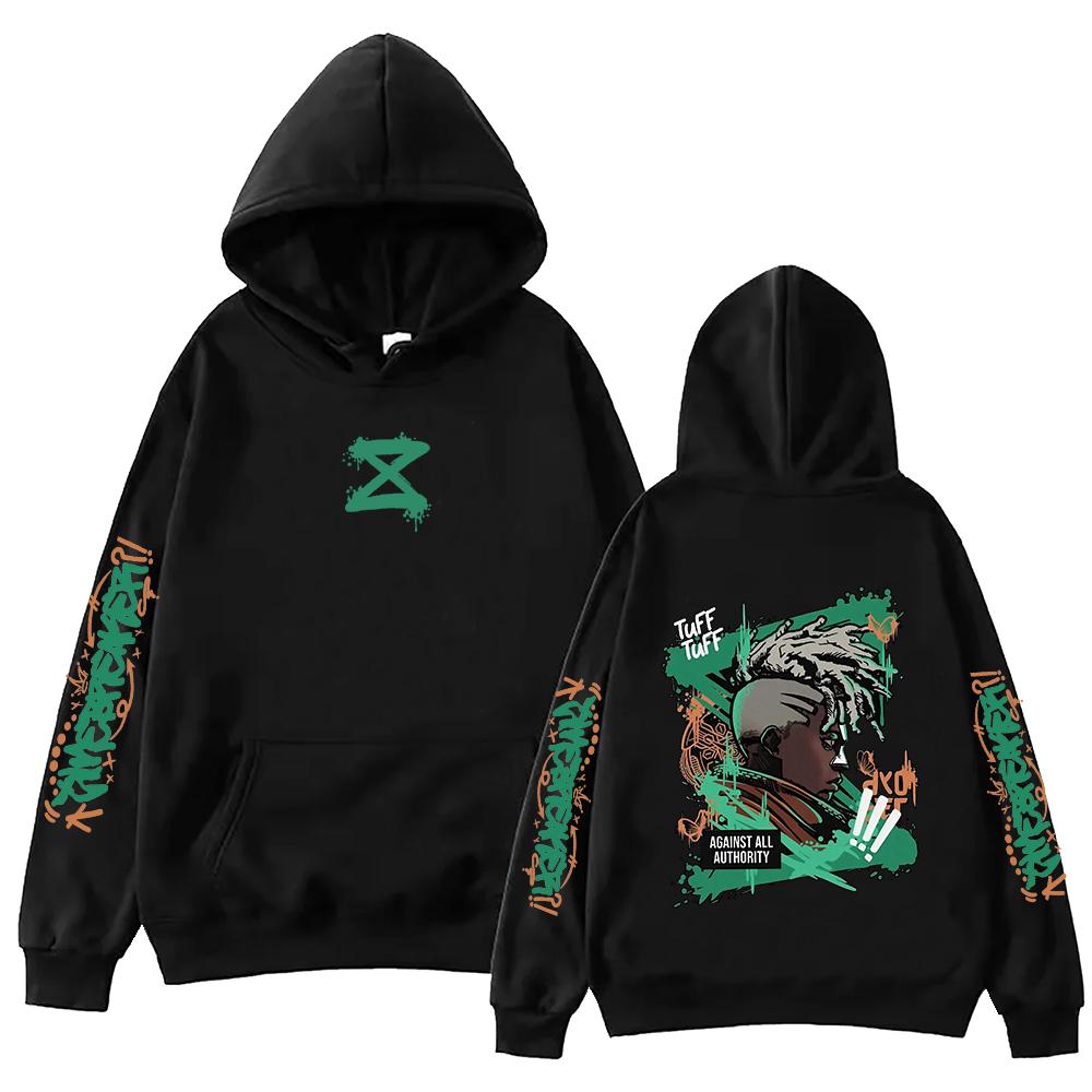 Arcane Jinx Anime Hoodie Harajuku Hip Hop Pullover Tops Sweatshirt Fans Gift