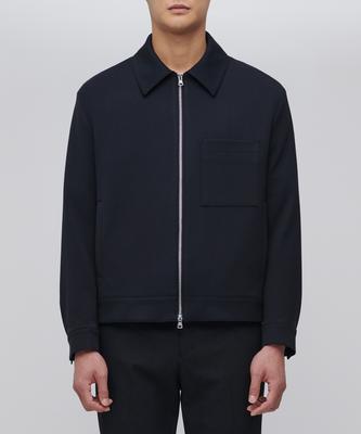 Relaxed Minimal Jacket [Dark Navy]